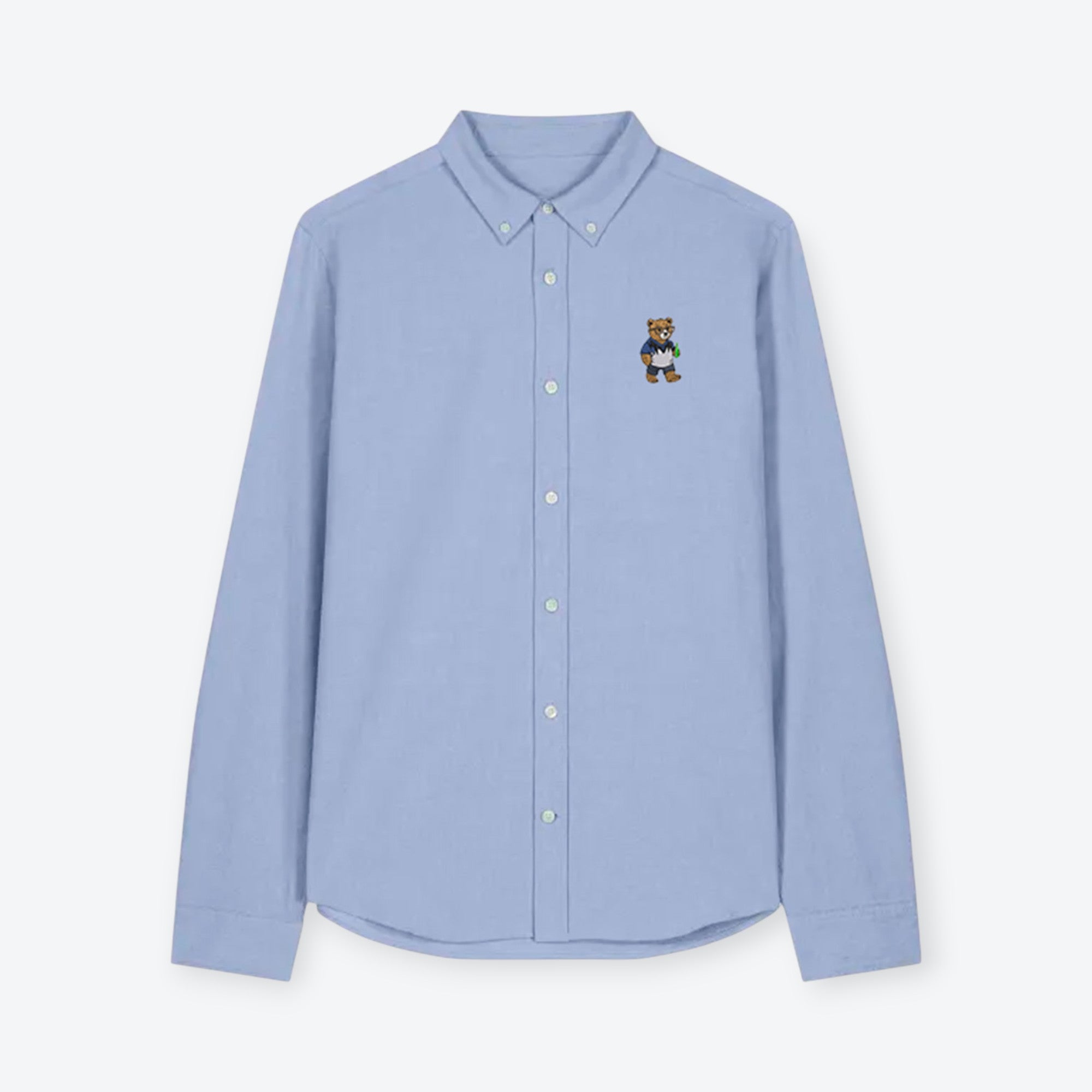 Oxford Hemd - Herr Bärt mit Stadionbier