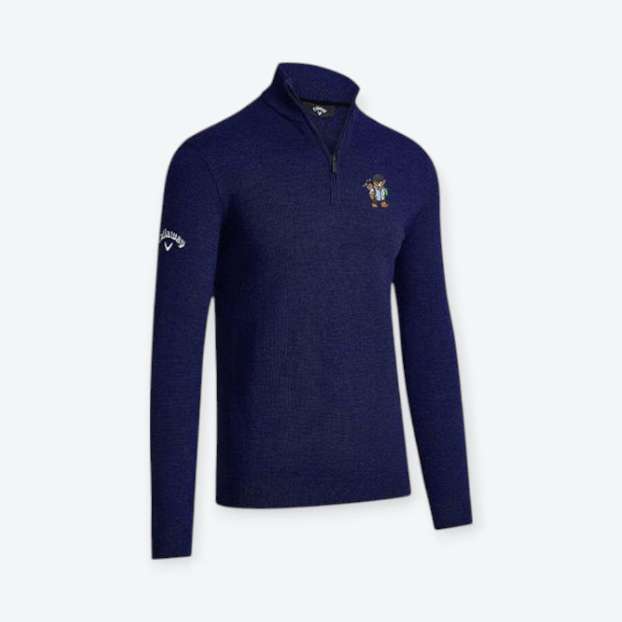 Merino Sweater - Herr Bärt beim Golf
