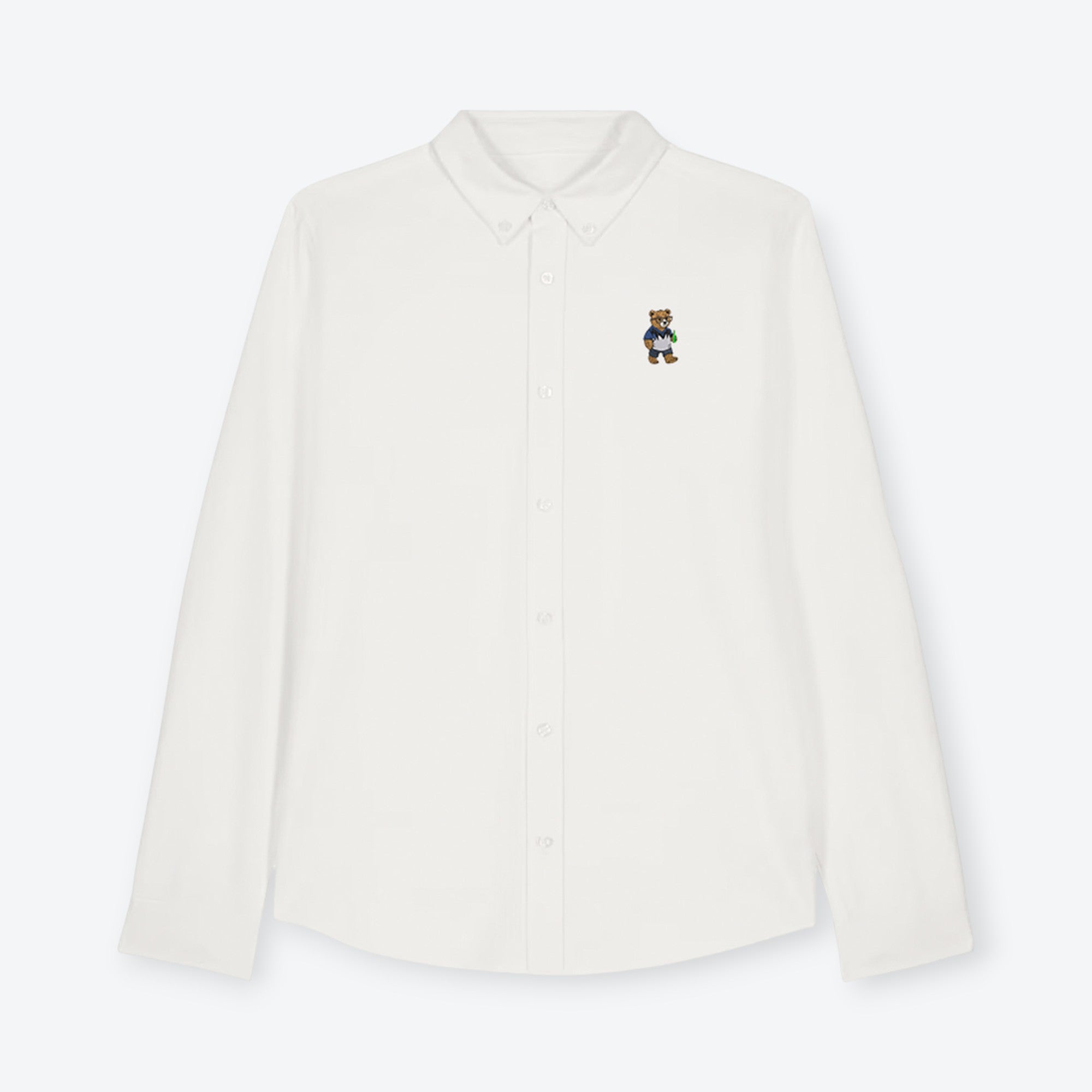 Oxford Hemd - Herr Bärt mit Stadionbier